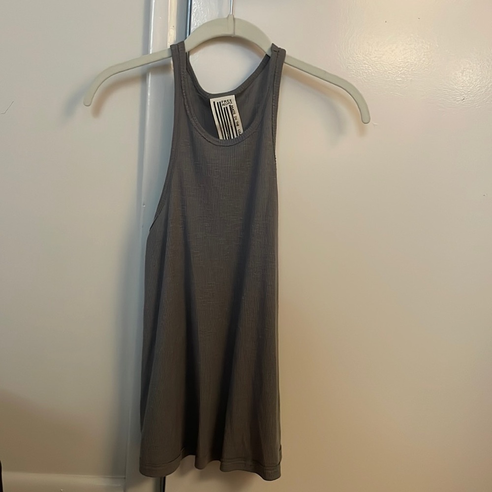 Free People grey tank